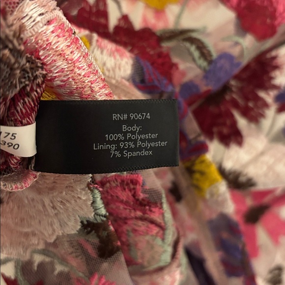 Boston Proper Embroidered Floral Midi Dress Size 2 - Picture 11 of 13